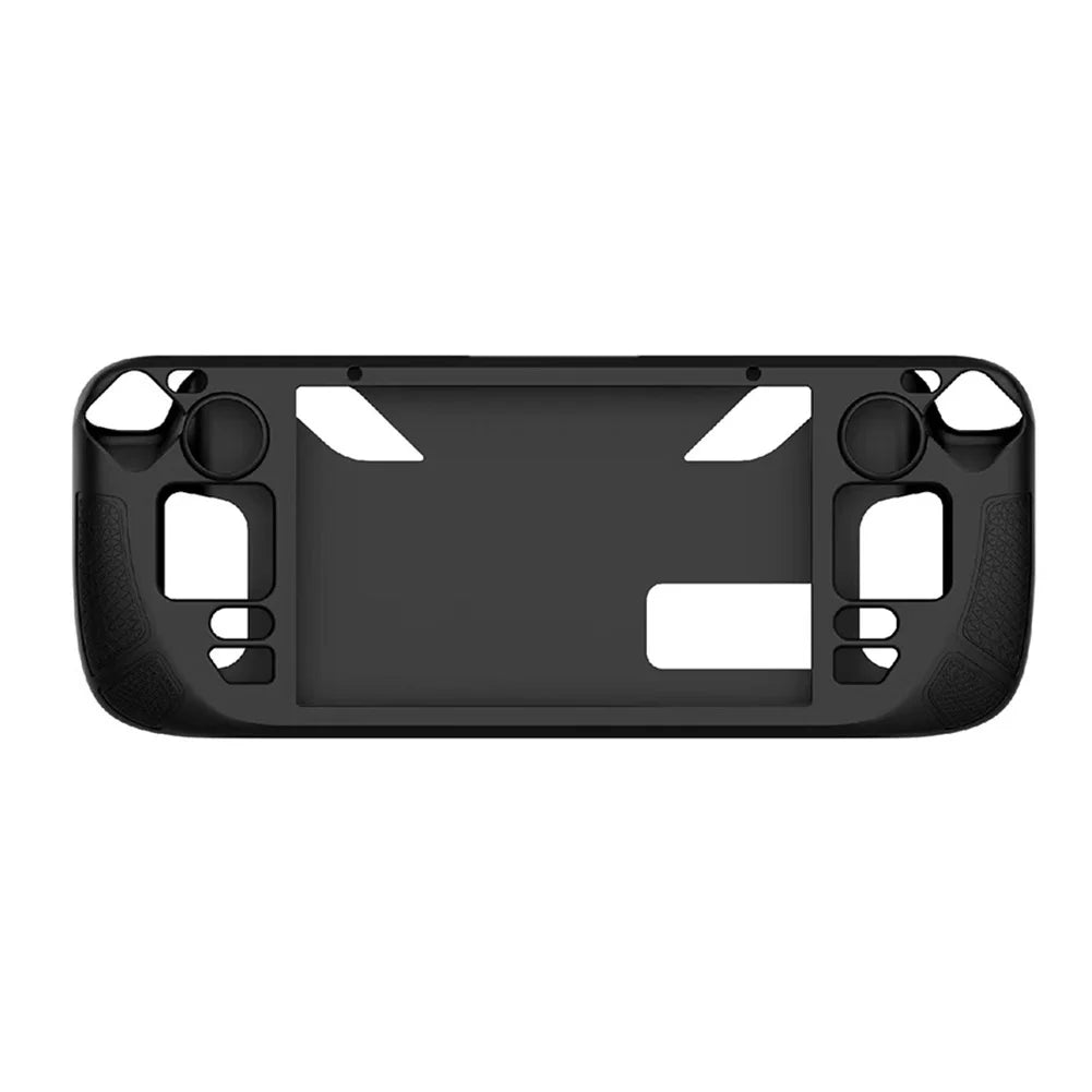 Silicone Case For Steam Deck OLED Game Console Full Protection with Bracket Cover Shell Anti-fall Protective Case for Steam Deck