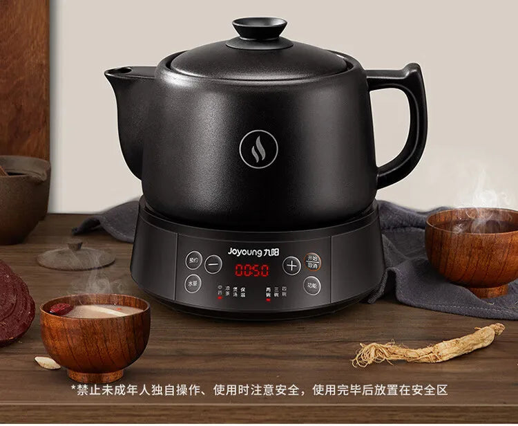 Joyoung Automatic Herbal Medicine Pot Black Separated HealthCare Pot 220V