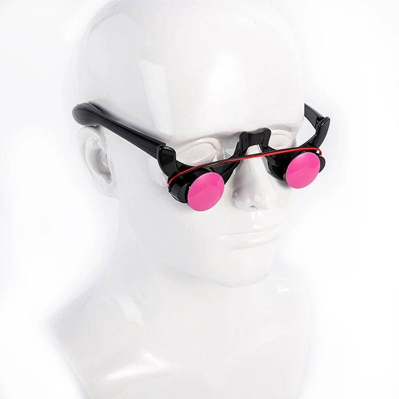 Halloween Light-Up LED Eyewear Anime Role Playing Props Funny Novelty Luminous Glasses Red Eyes Cosplay Masquerade Party Props