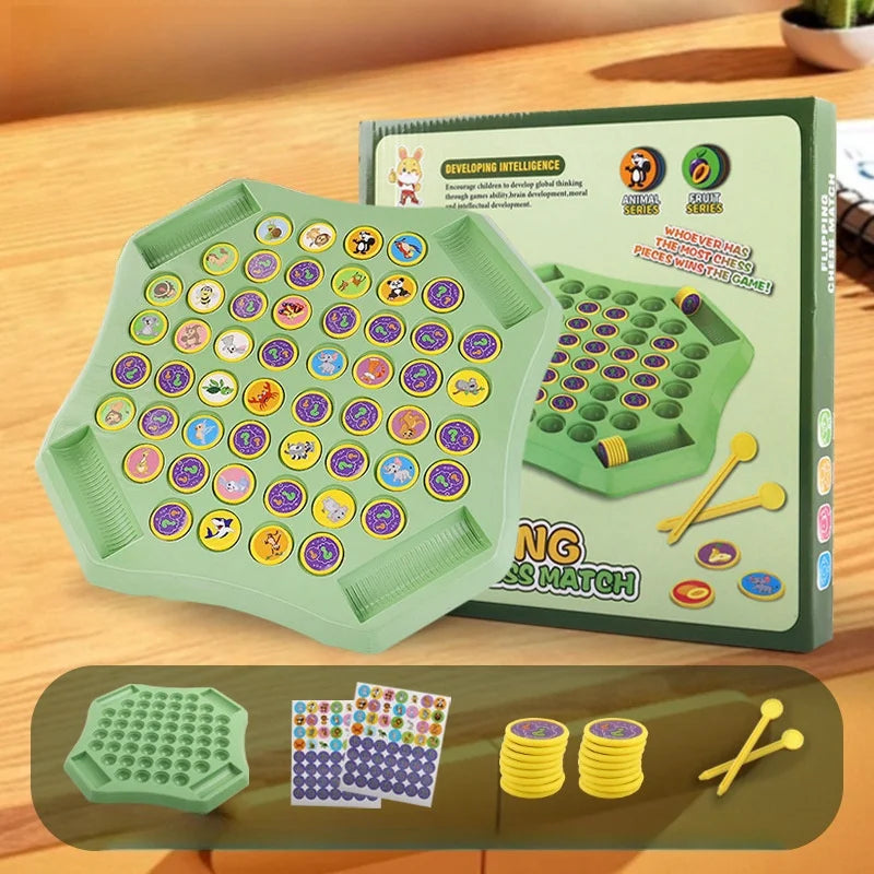 Animal Fruit The Board Game Logical Thinking Cognitive Learning Memory Matching Chess Classic Strategy Board Game