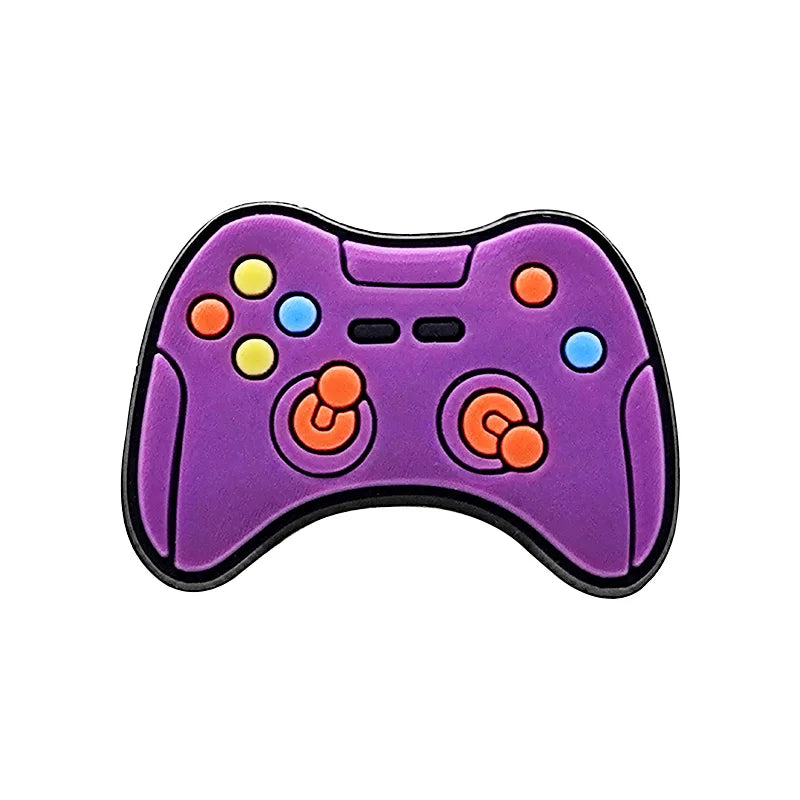 1-13pcs Shoe Charms Game Console Gamepad Shoe Decorations Pins for Men Boy Favor Gifts Clog Accessories Clog Buckle Fit Sandals