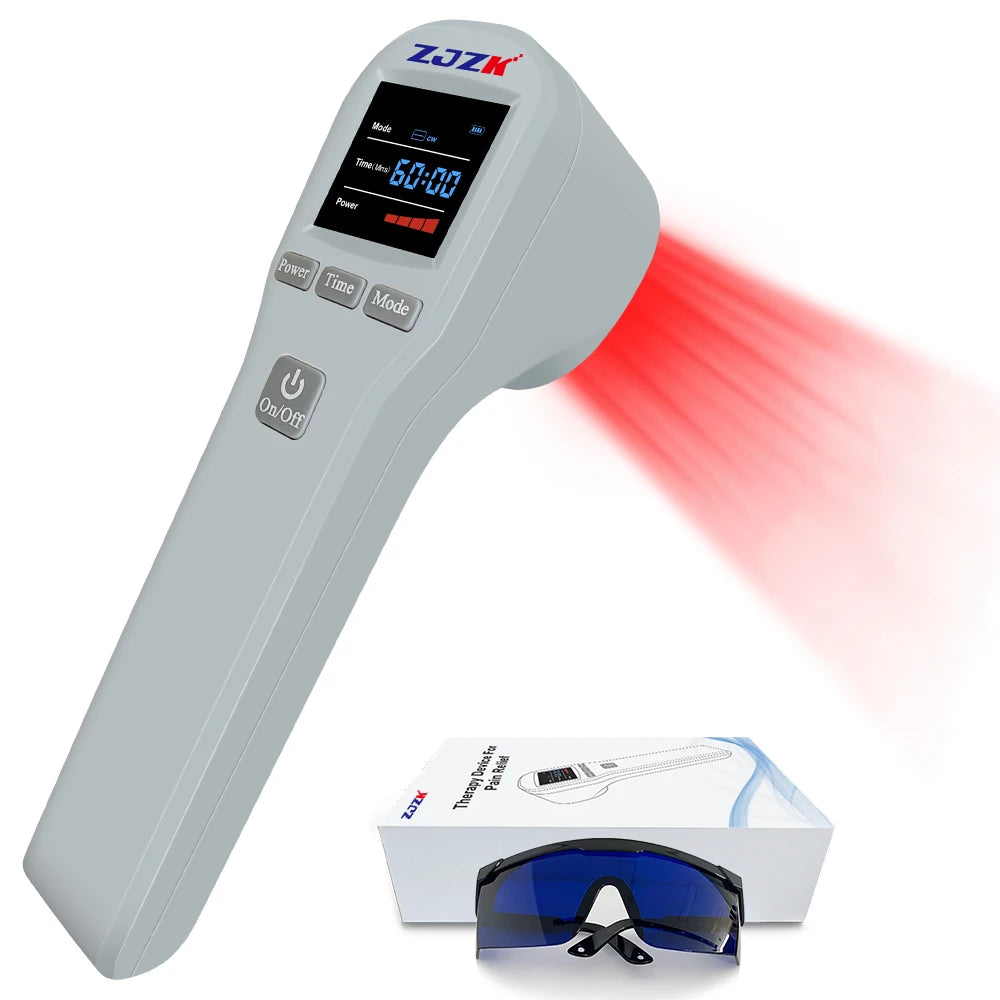 Deep tissue cold laser therapy device professional horse dogs cats health care tool for pain relief 808nm 650nm 880mW 20 diodes