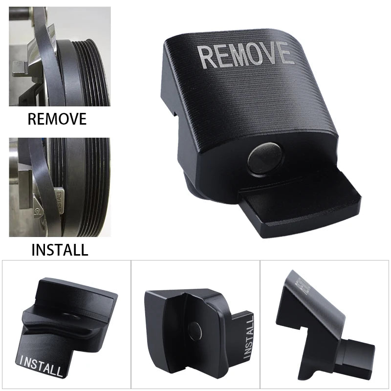 New Stretch Belt Service Remover Installer Tool Kit  Practical Stretch Compact One-piece Design Automotive Repair Auxiliary Tool