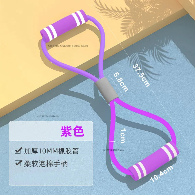 New Resistance Bands with Foam Sport At Home Yoga Fitness Accessories Rubber Pull Rope Training and Exercise Equipment for Women