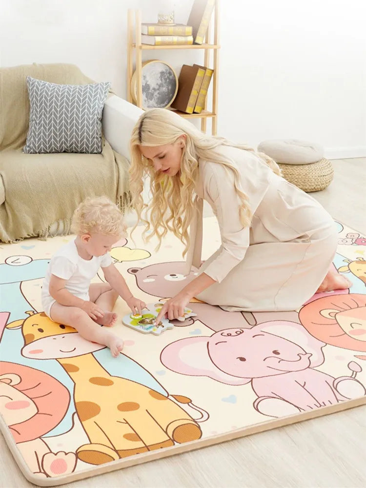 200x180cm/180x150cm Baby Crawling Play Mats Non-toxic High-quality EPE Baby Activity Gym Carpet Baby Game Children's Safety Rug