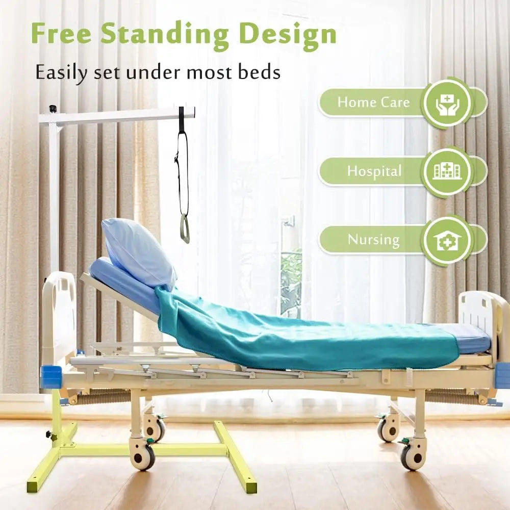 Trapeze Bar for Bed Mobility Aids, Bedside Pull Up Bar, Bed Lift for Elderly Seniors Transfer Rail, Medical Trapeze