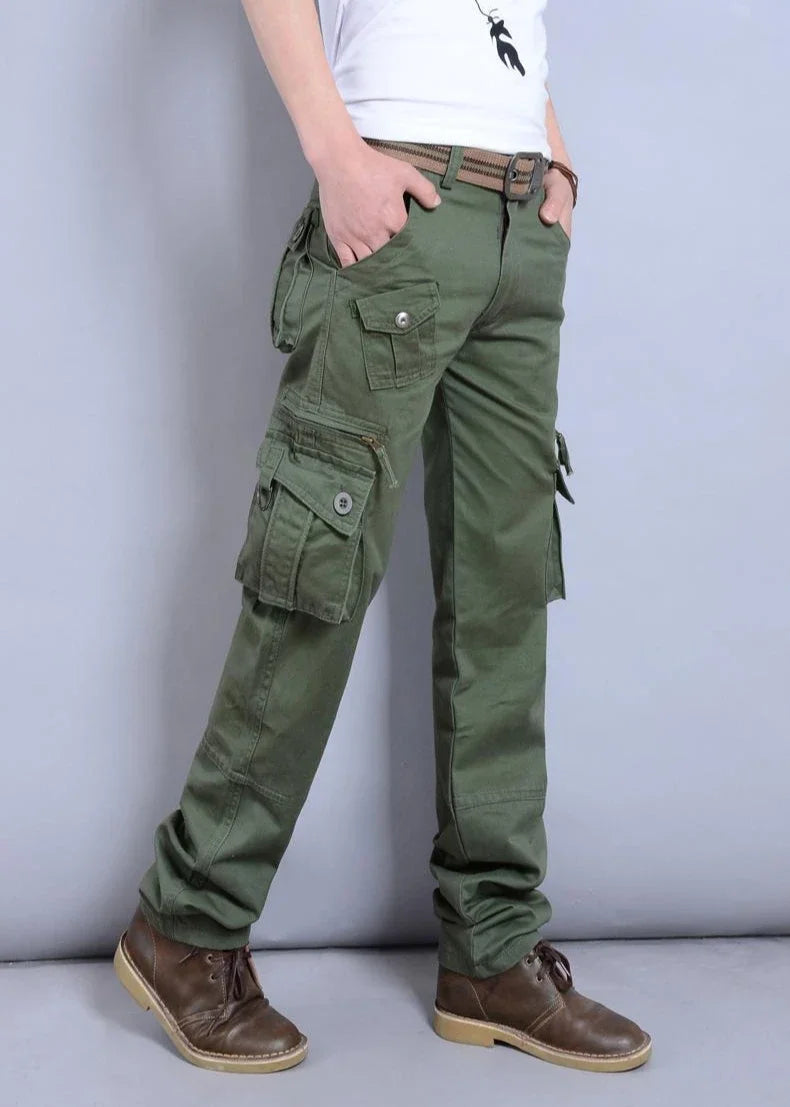 Outdoor Hiking Cotton Male Trousers Baggy Aesthetic Korean Style Cheap Y2k Vintage Men's Cargo Pants Fashion Slacks New In Long