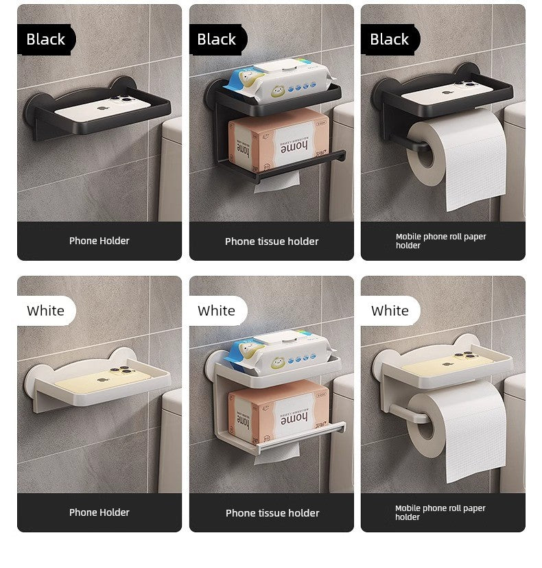Bathroom Storage Rack Wall Hanging Waterproof Tissue Box