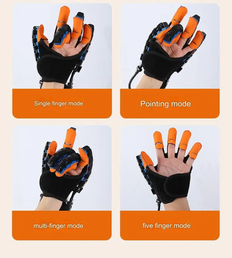 Hand Finger Rehabilitation Exerciser Robot Gloves Training Massage Gloves Stroke Hemiplegia Hand Function Recovery Health Care