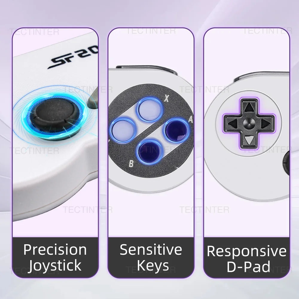 2PCS Wireless Video Game Console For SF2000/SF900/SG800 Portable Handheld Game Console with Rocker Gaming Controller Accessories