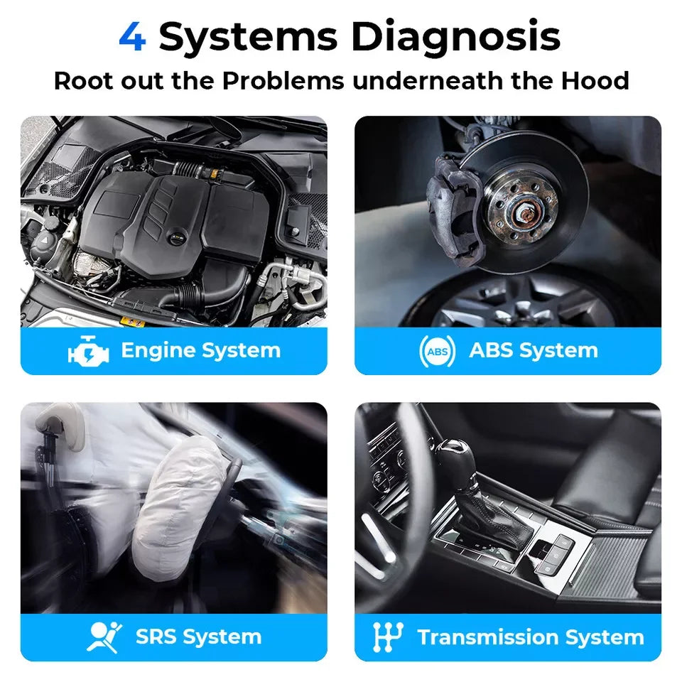 Topdon Car Diagnostic Tool  All Systems OBD2 Diagnostic Scanner Engine ABS SRS Airbag Auto Scan Tool Code Reader ArtiDiag500