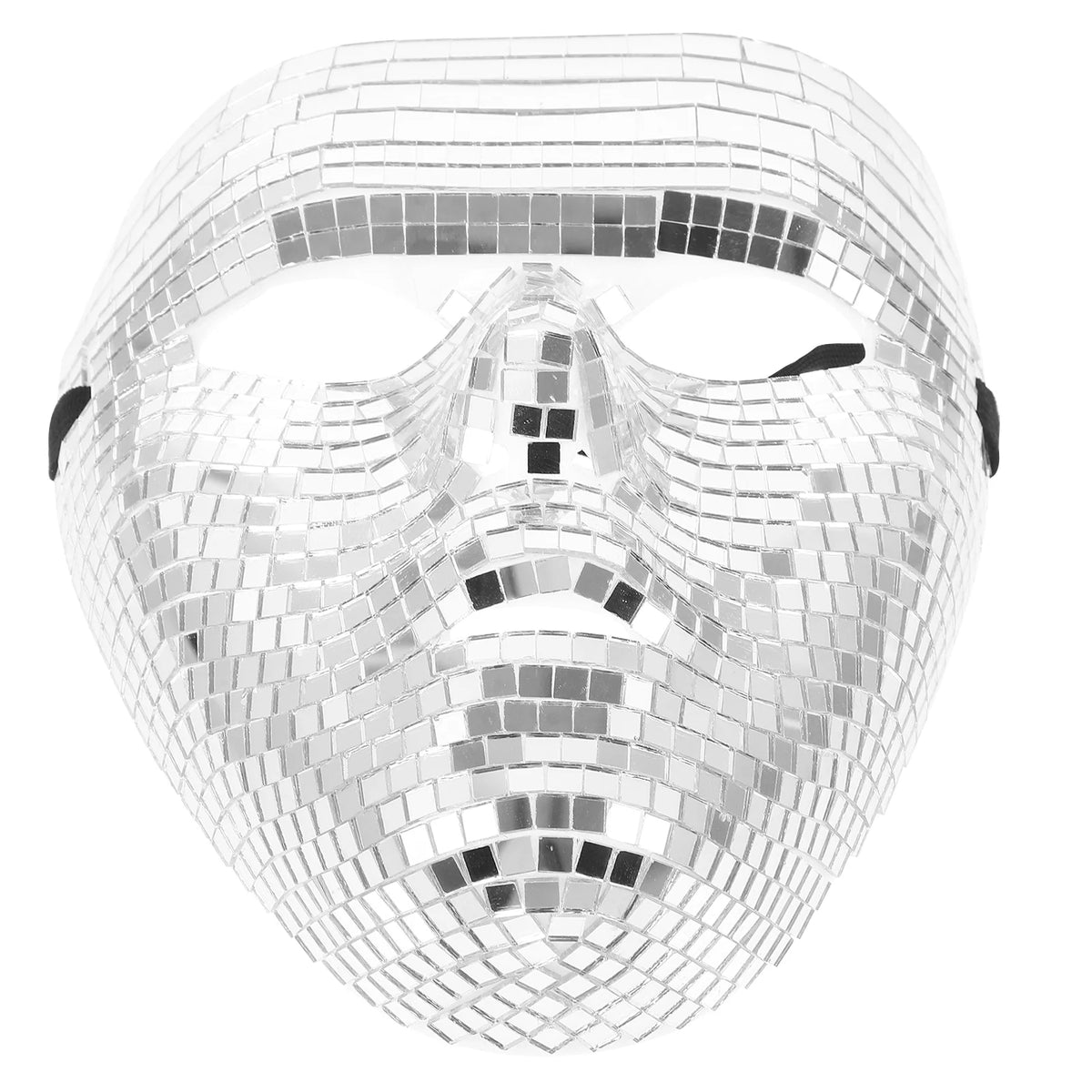 Disco Mask Halloween Costume Accessories Bathroom Decorations Masquerade Dancing Party Prop Pvc Man Black Outfit