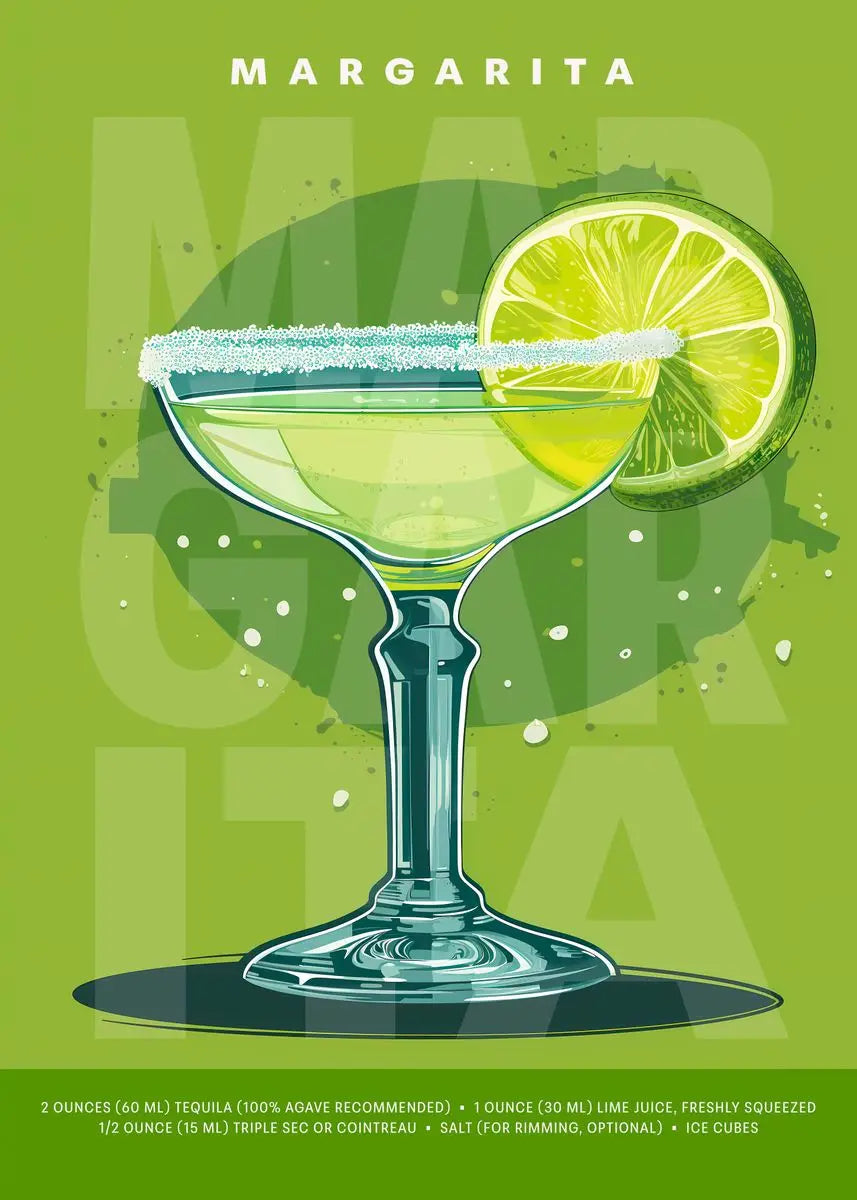 Simple Bar A Variety of Mixed-up Alcoholic Beverages Poster Canvas Printing for Home Room Wall Decoration Frameless Painting