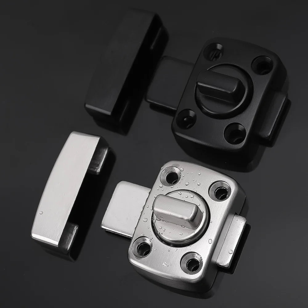 Kids Safety Drawer Locks Clasp Door Bolt Type Interior Perforated Latch Door Lock Universal Safety Lock Bedroom Anti-theft Locks
