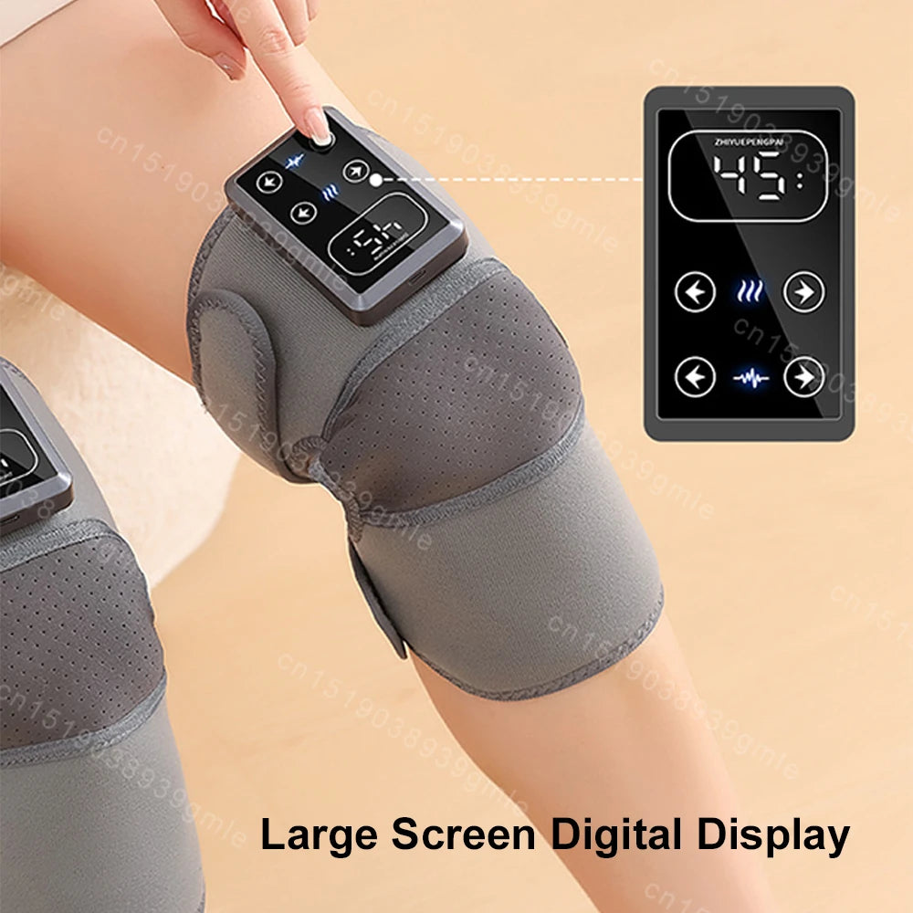 Eletric Heating Knee Massage Instrument Heated Knee Brace Wrap with Vibration Enthesitis Elbow Leg Arthritis Knee Health Care