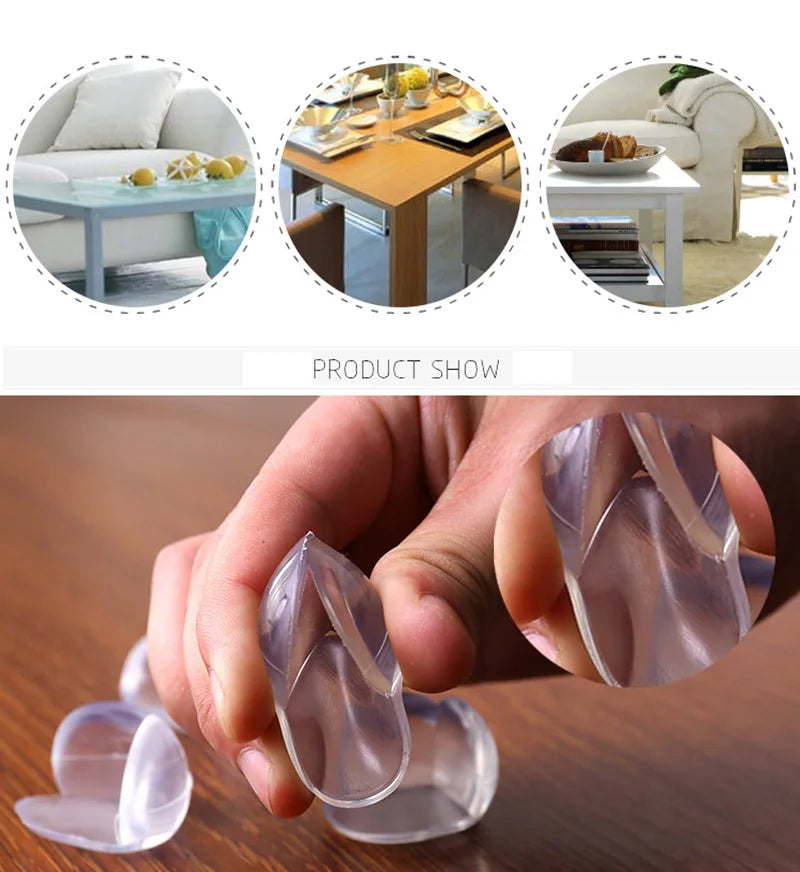 Table Corner Protectors for Baby Furniture Corner Guards Clear Children Anti Collision Edge Guards Baby Safety Table Edge Covers