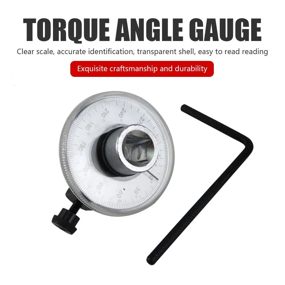 2024 NEW Torque Wrench Torquemeter Dial Hand Tool Calibrated In Degrees Auto Service Equipment Automotive Tools