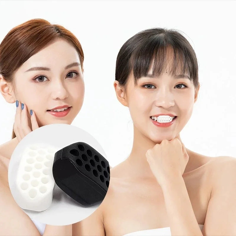1pcs Jaw Exerciser Ball Facial Jaw Muscle Toner Trainin Fitness Anti-aging Food-grade Silica Face Chin Cheek Lifting Slimmin