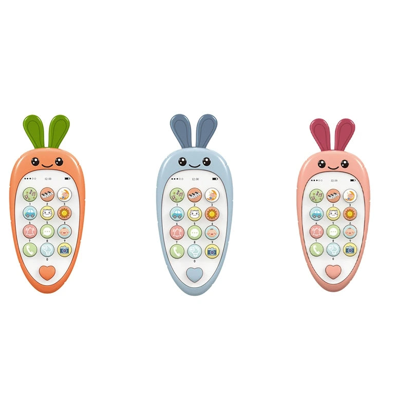 Baby Cell Phone Toy With Early Education & Music, Learning Educational Fake Phone For Kids, Sensory Toy For Kids