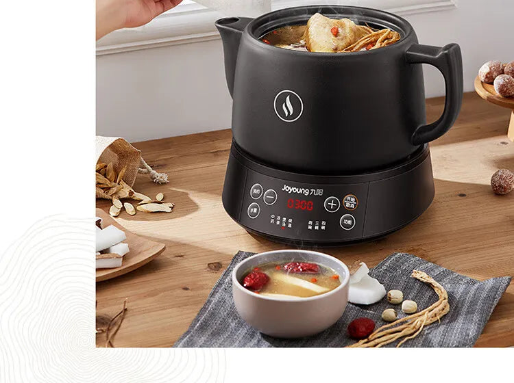 Joyoung Automatic Herbal Medicine Pot Black Separated HealthCare Pot 220V