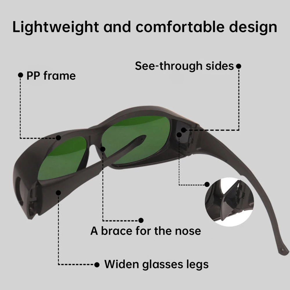 IPL 200-2000nm UV400 Safety Glasses Laser Protection Goggles Safety Glasses for Health Cosmetology Personnel