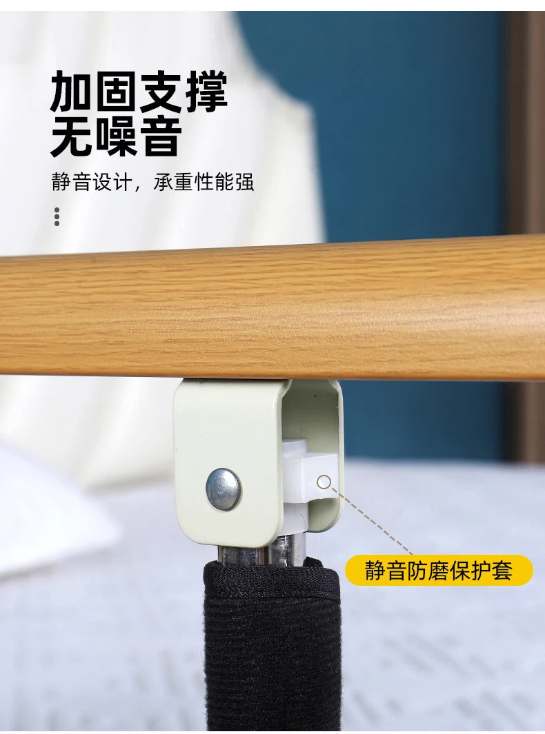 Foldable Senior Bed Rails Guardrail Elderly Get Up Assistor Children's Anti-falling Kryjte Se Single-sided Bedside Handrail