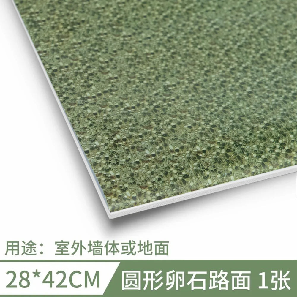 28x42CM Floor/Wall Sticker Materials DIY House Building Indoor/Outdoor Ground Layout Accessory With Back Adhesive 2Pcs/Lot