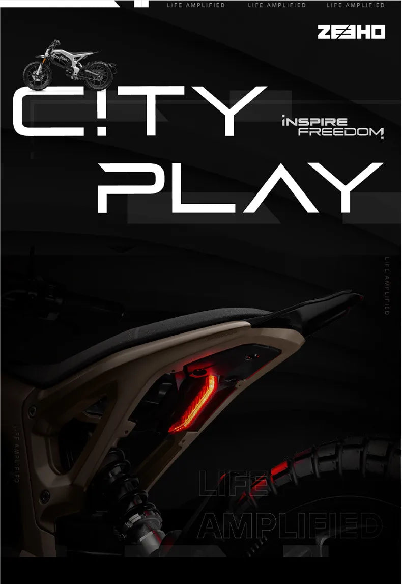 17" urban e-bike e-scooter CITY XC electric cross-country mid-motor mobility excursions e-bike