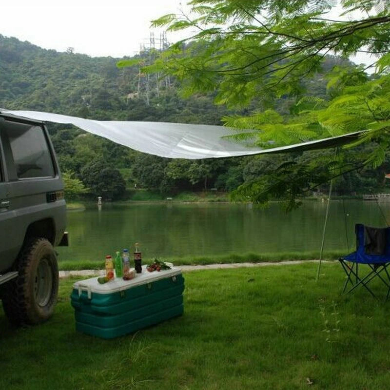 Portable Multifunctional Outdoor Camping Traveling Awning Backpacking Tarp Sunshade Lightweight UV Protection and PU 3000mm
