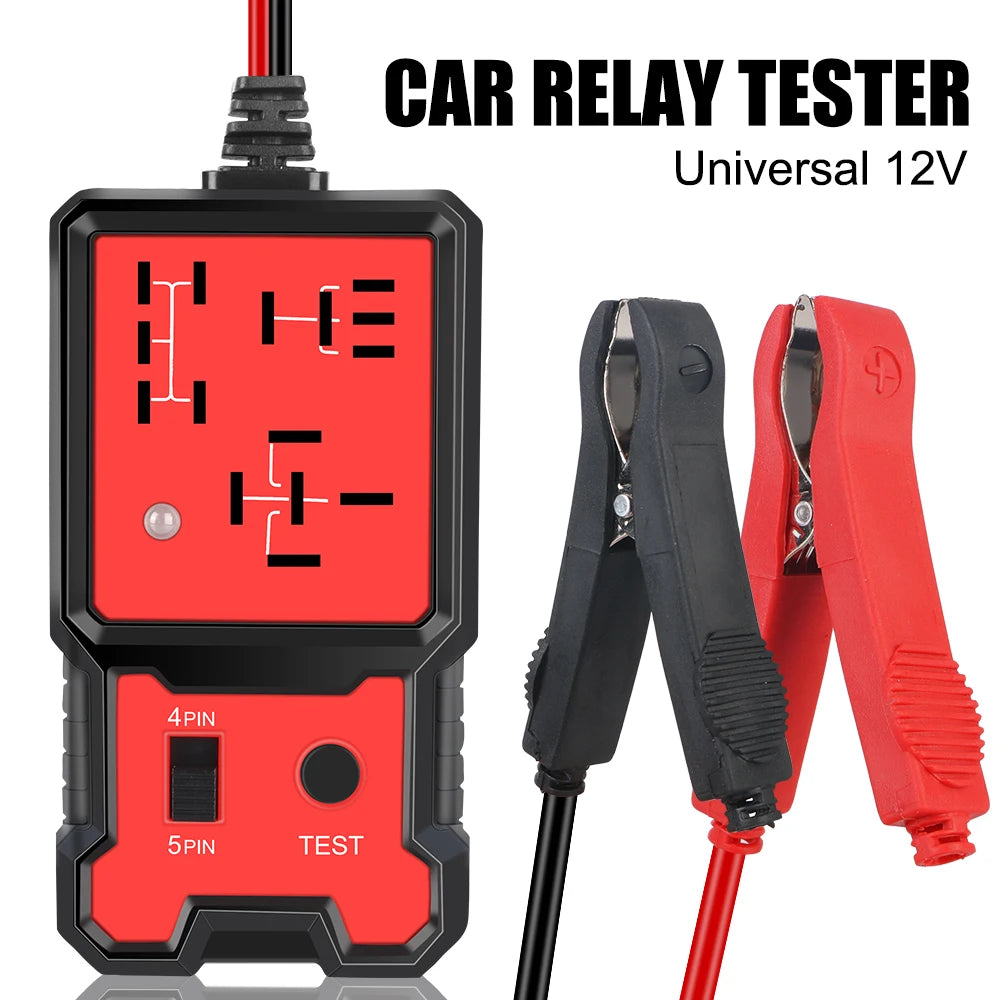 Automotive Electronic Relay Tester Car Relay Tester Universal 12V LED Indicator Light Car Battery Checker Car Accessories