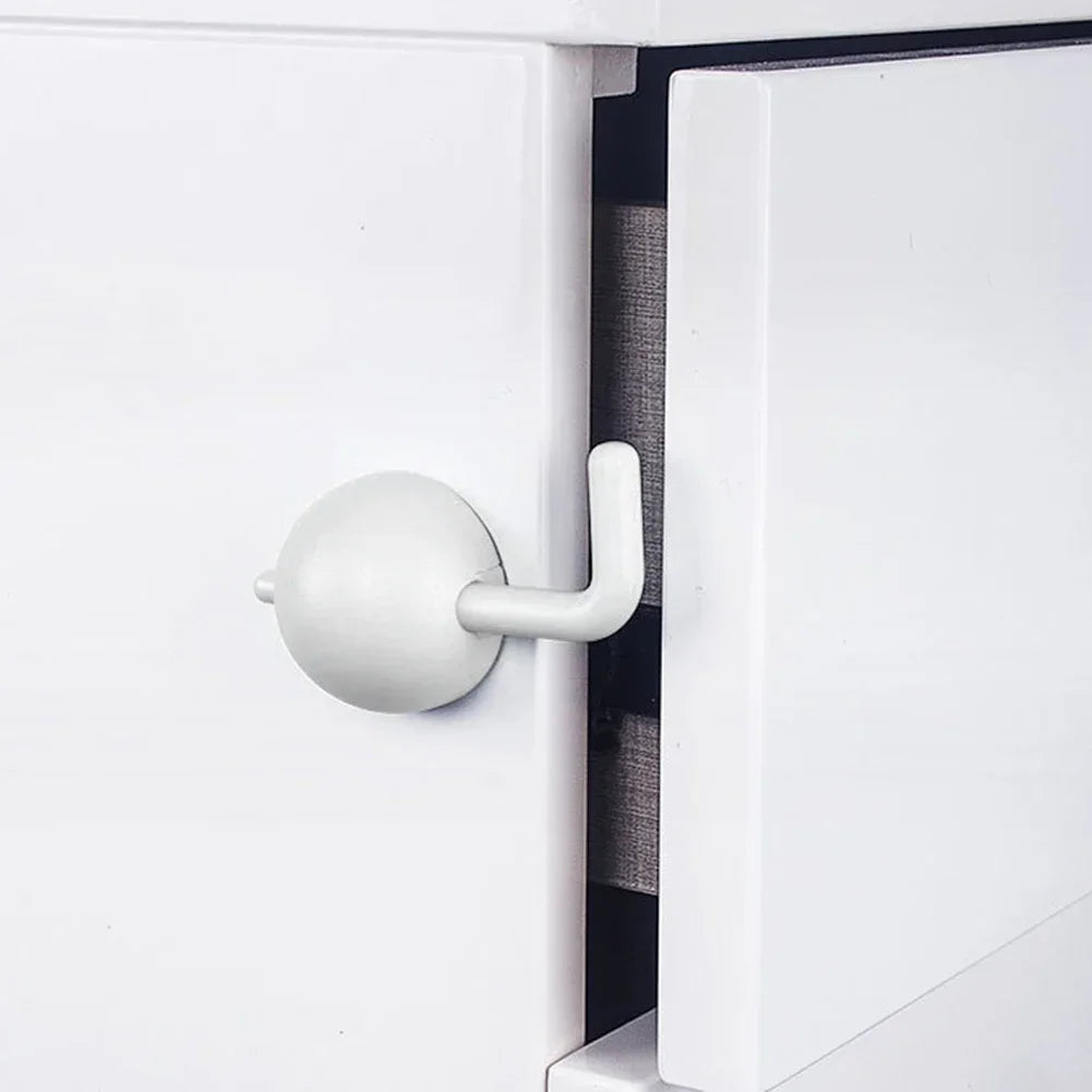 Multifunctional Baby Safety Lock Anti-Pinch Hand Children Safety Cabinet Door Drawer Locks Security Refrigerator Buckle