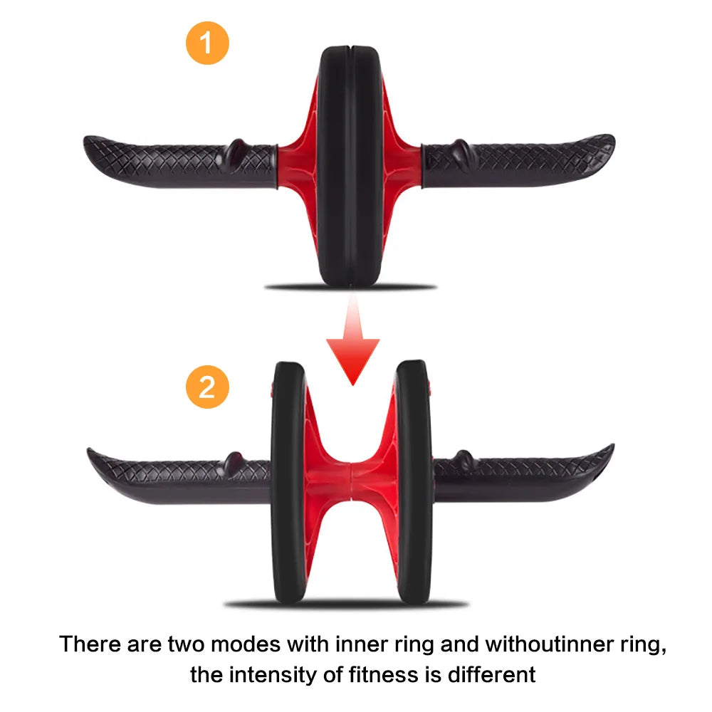 Ab Roller Wheel, Abs Workout Equipment for Abdominal & Core Strength Training, Exercise Wheels for Home Gym, Fitness Equipment
