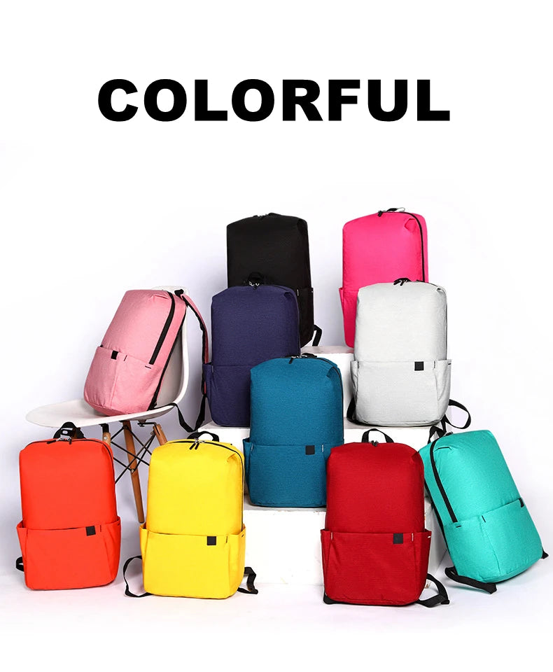 New Sports Backpacks for Unisex 10L Outdooor High Capacity Oxford Waterproof College Backpack Women Men Travel School Bags