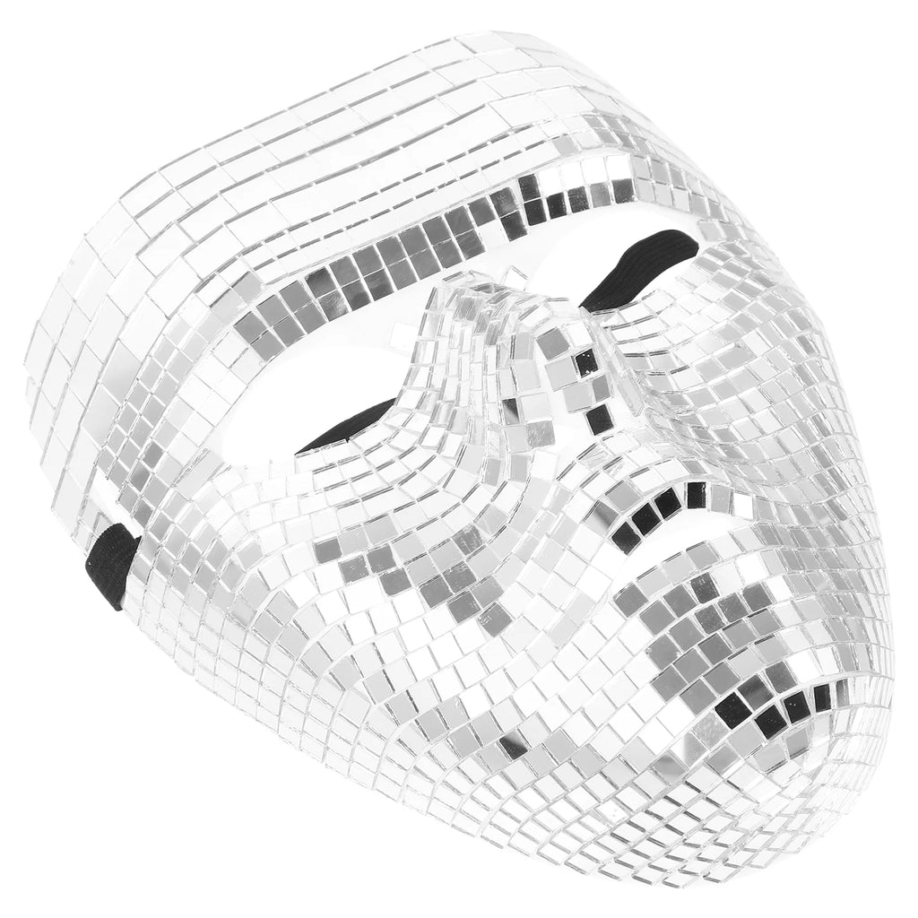 Disco Mask Halloween Costume Accessories Bathroom Decorations Masquerade Dancing Party Prop Pvc Man Black Outfit