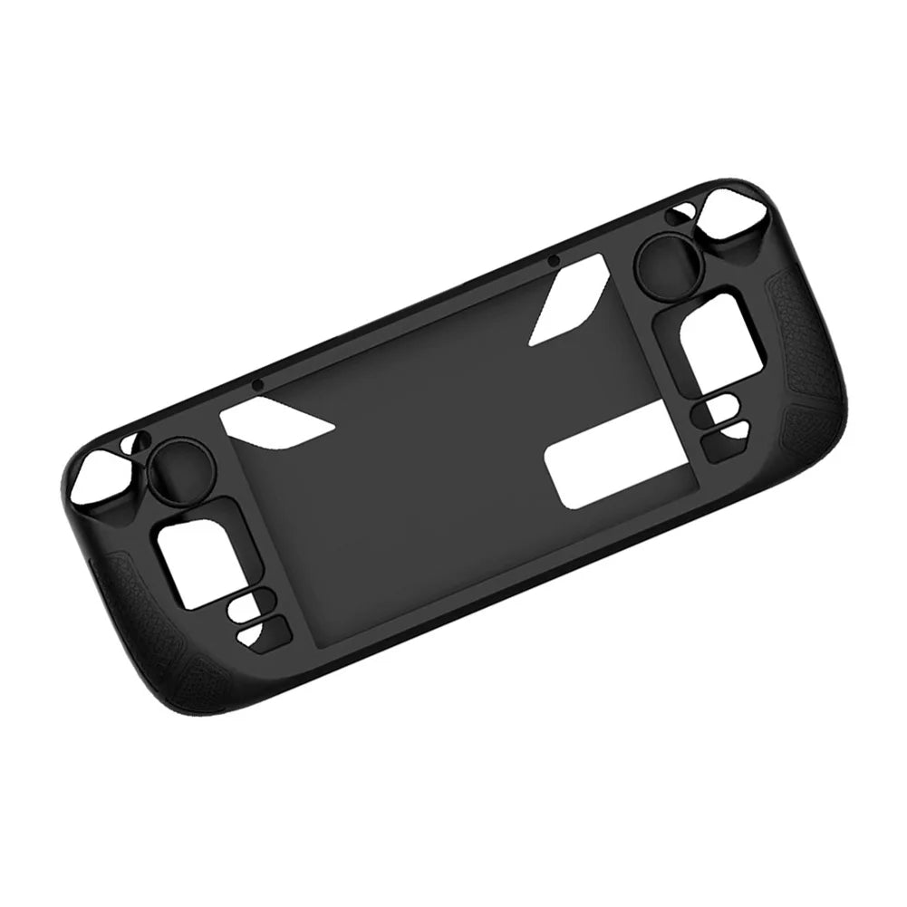 Silicone Case For Steam Deck OLED Game Console Full Protection with Bracket Cover Shell Anti-fall Protective Case for Steam Deck
