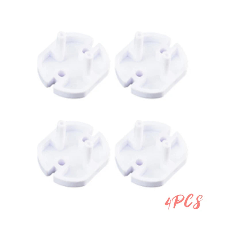 4pcs Baby Safety Child Electric Socket Outlet Plug Protection Security Two Phase Safe Lock Cover Kids Sockets Cover Plugs