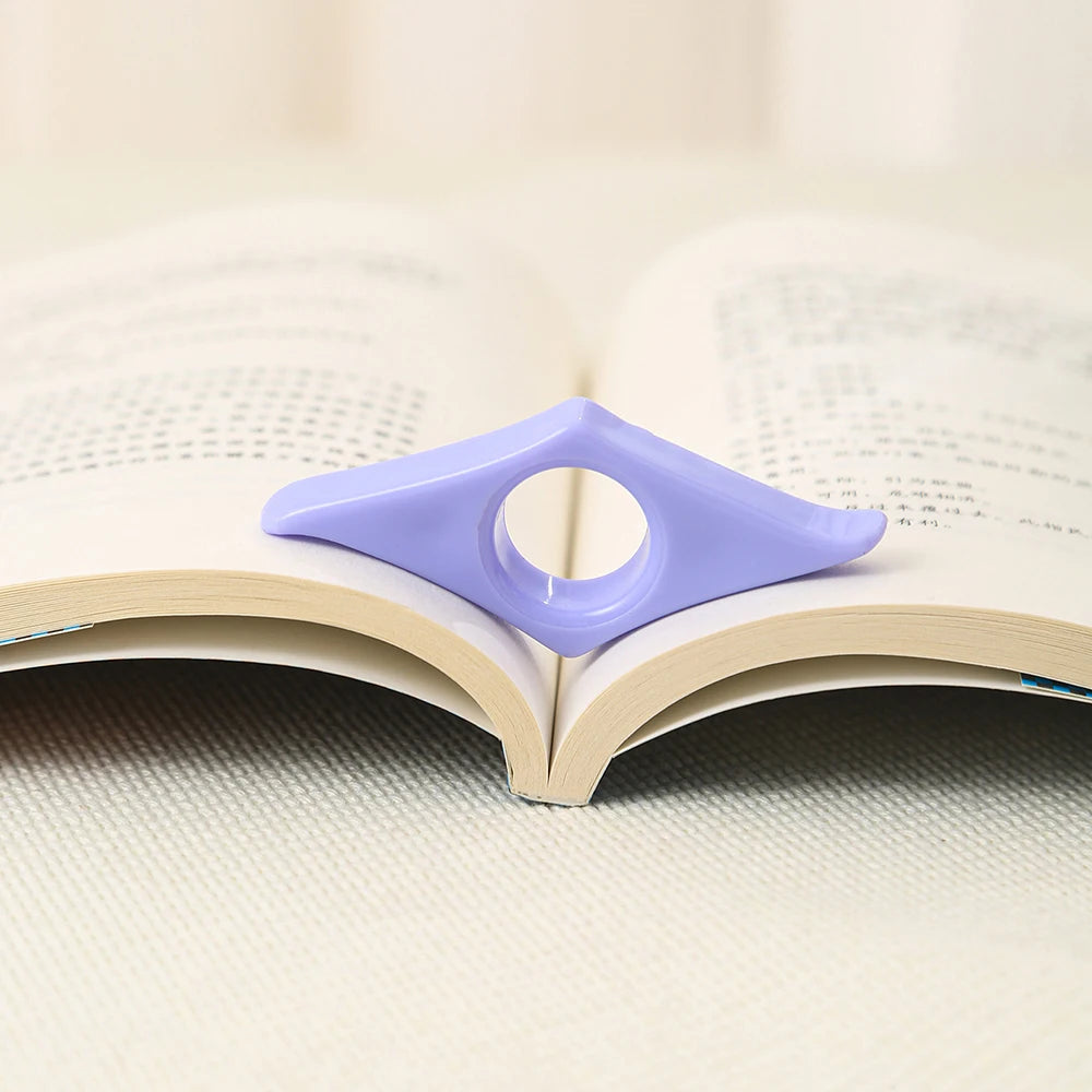 Resin Thumb Book Support Creative Book Expander Convenient Book Page Holder colorful Reading Aid Student School Office Supply