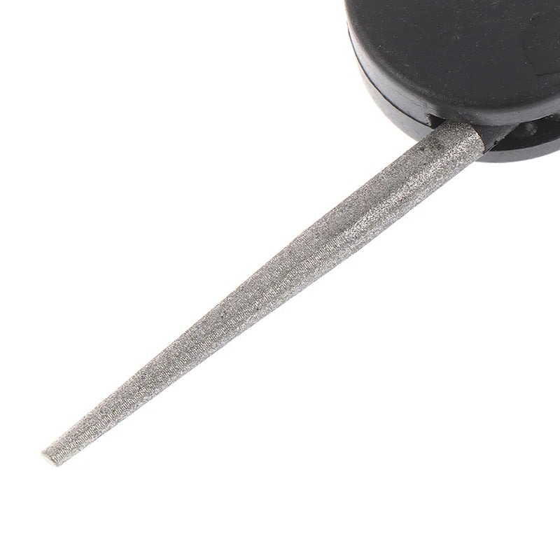 Portable Tungsten Ceramic Carbide Knife Whetstone Sharpener Sharpen Fish Hook Pocket Diamond Tool Camp Hike outdoor