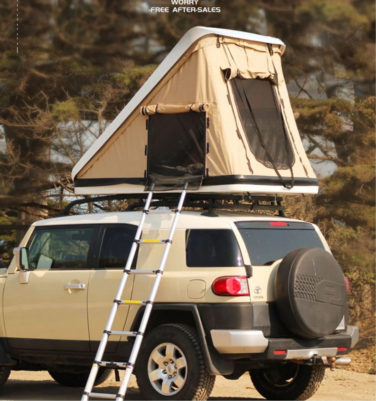 Roof Top Tent Car 2.1m Four Season For Camping Hard Shell Roof Top Tent