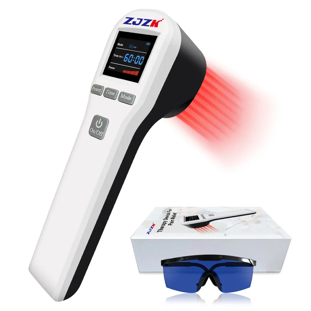 Deep tissue cold laser therapy device professional horse dogs cats health care tool for pain relief 808nm 650nm 880mW 20 diodes