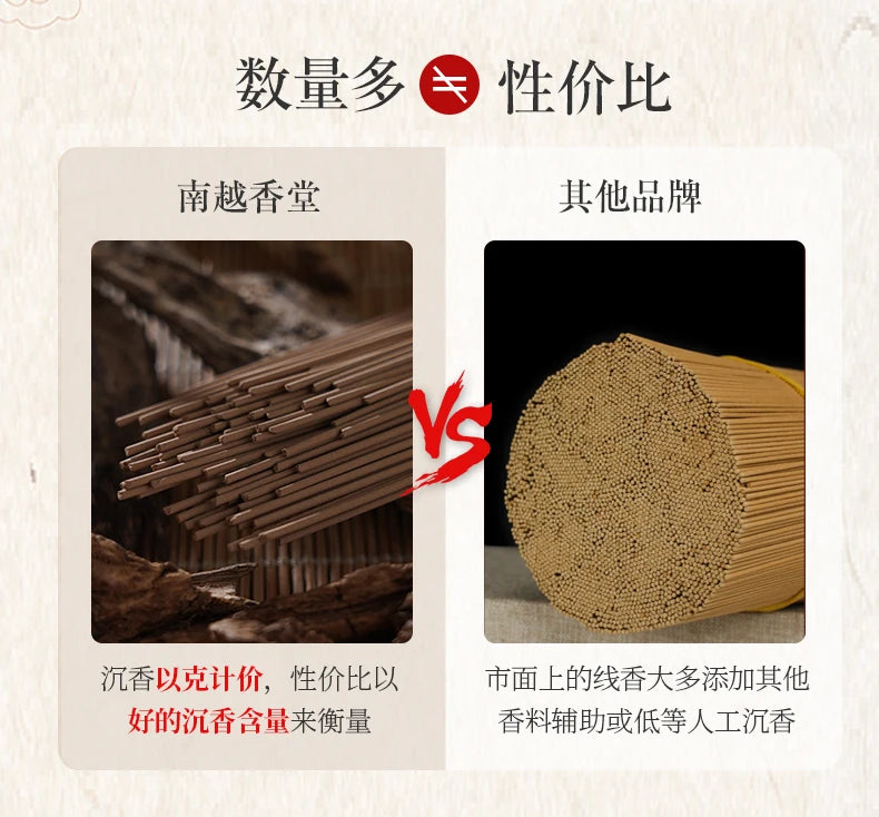 Vietnam Nha Trang Agilawood Stick Home Soothing Nerves and Meditation Fuson Incense Natural Soothing Stress Health Care Simple