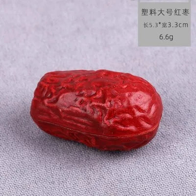 Simulated Red Date Model Plastic Fake Red Date Props Dried Fruit Health Food Props Toys Nourishing Products