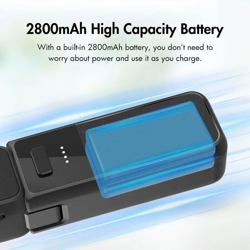 Osmo Pocket 3 Portable Mobile Power Bank Outdooor Handheld Grip Type-C Battery Charger Hub For DJI Pocket 3 Camera Charging Box