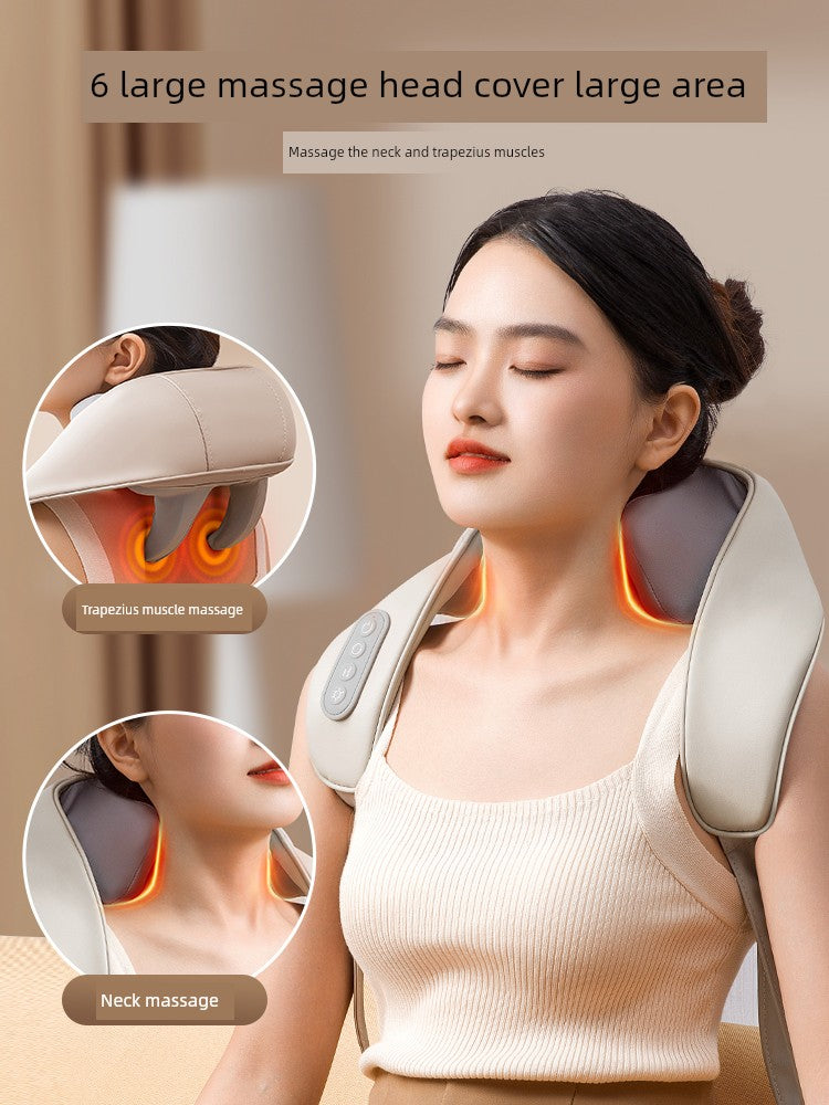 Ox Neck Massager Back Waist Shoulder Spine Neck Kneading Dedicated Fantastic Net Trapezius Massage Instrument