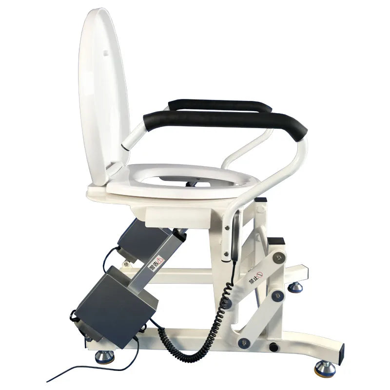Senior health care products standing up toilet assist commode chair for old people