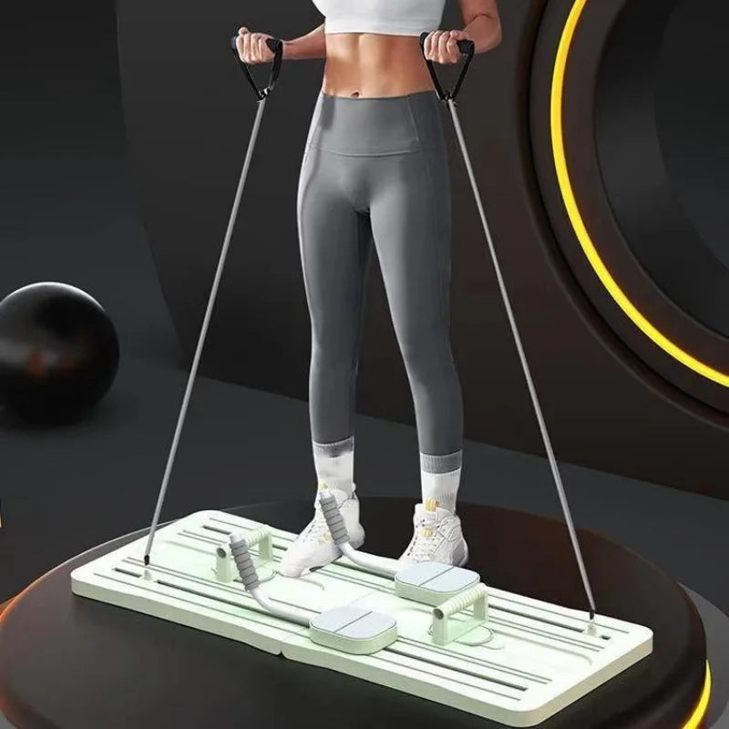 Multifunctional Abdominal Exercise Board Foldable Push-up Board Pilates Board Body Shaping Machine Home Fitness Equipment