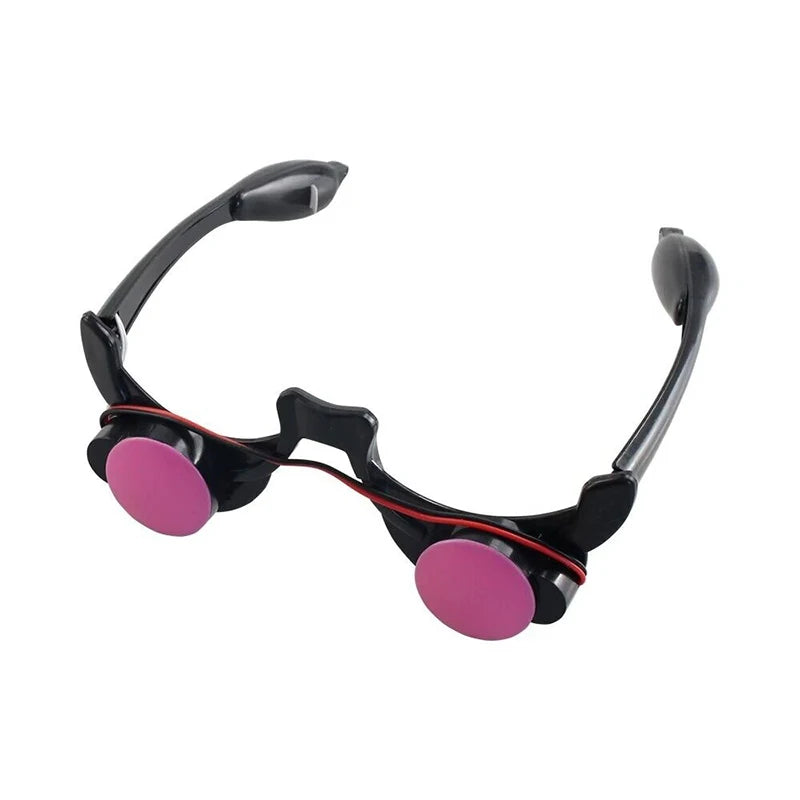 Halloween Light-Up LED Eyewear Anime Role Playing Props Funny Novelty Luminous Glasses Red Eyes Cosplay Masquerade Party Props