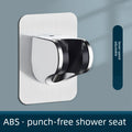 Shower Bracket Punch-Free Fixed Base Shower Nozzle Adjustable Rain Suction Cup Bathroom Shower Head Accessories