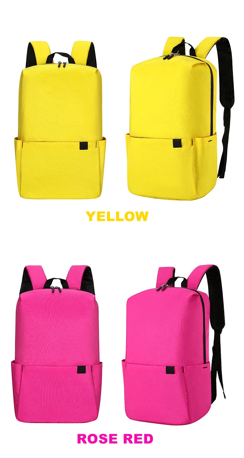 New Sports Backpacks for Unisex 10L Outdooor High Capacity Oxford Waterproof College Backpack Women Men Travel School Bags