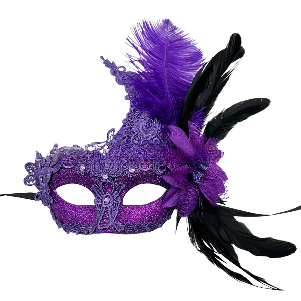 Carnival Masquerade For Women's Faux Feather Party Face Mask Novelty Halloween Christmas Easter Cosplay Party Prom Mask